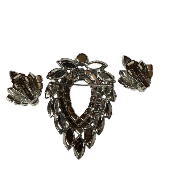 BOOK PIECE Famous Blue Lagoon Demi-Parure by DeLizza & Elster for Sarah Coventry - Picture 2 of 12